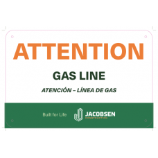 Attention Gas Line Attention Gas Line