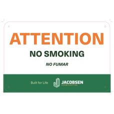 Attention No Smoking w/o icon