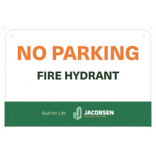 No Parking Fire Hydrant